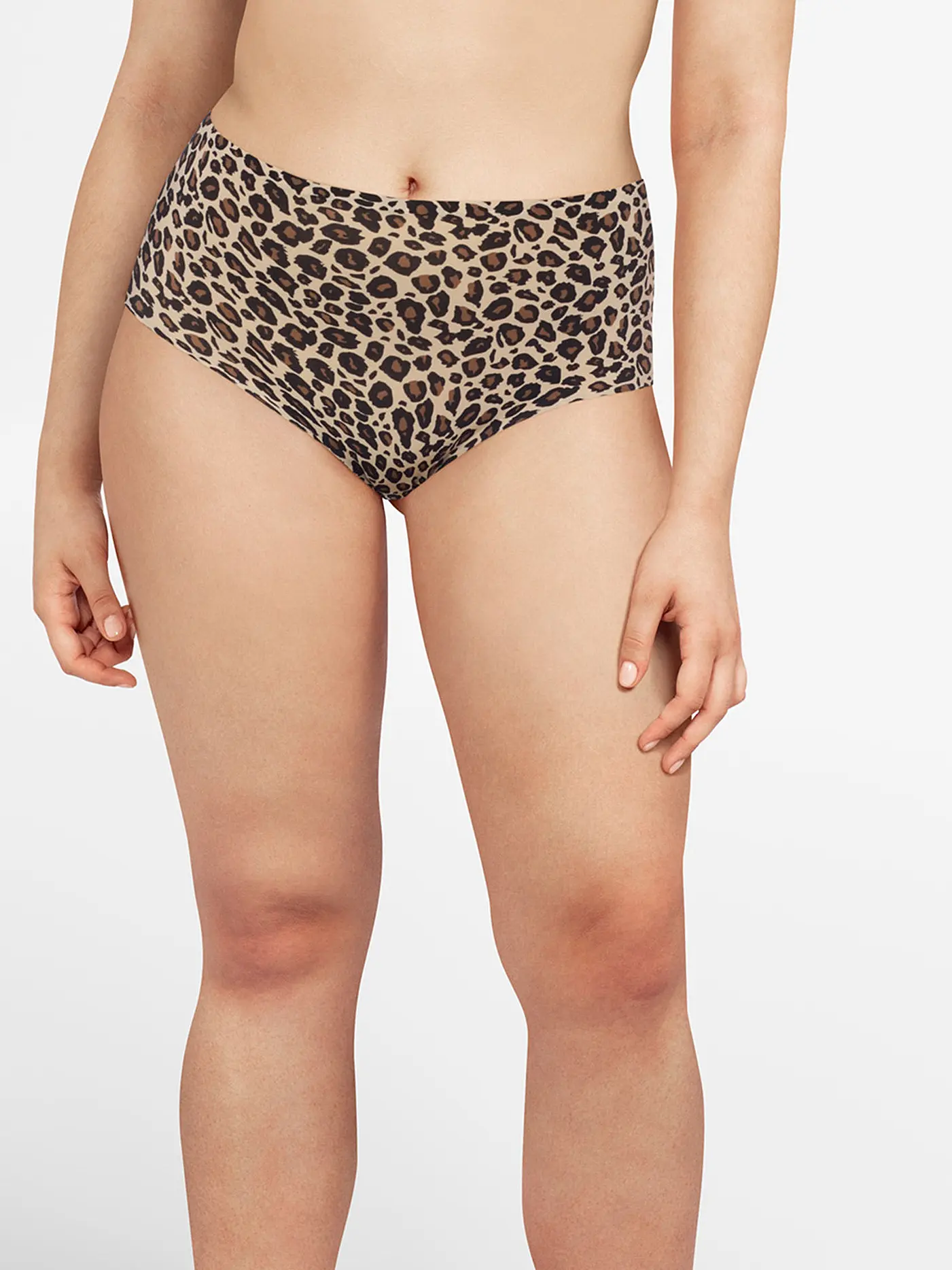 CHANTELLE | Taillenslip SOFT STRETCH grey leopard | braun